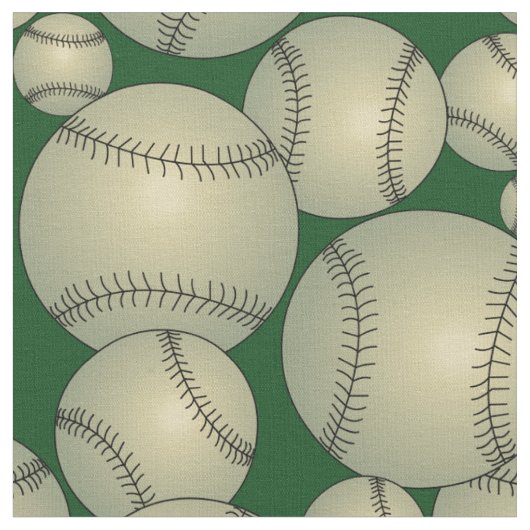 Baseballs Pattern Stoff (Nahaufnahme)
