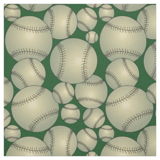 Baseballs Pattern Stoff (Muster)
