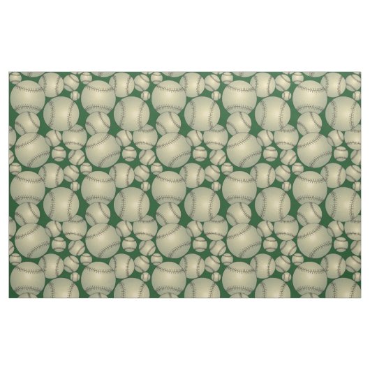 Baseballs Pattern Stoff (Fat Quarter (45,7 x 55,9 cm))