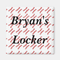 Baseballs Personalisiert Locker