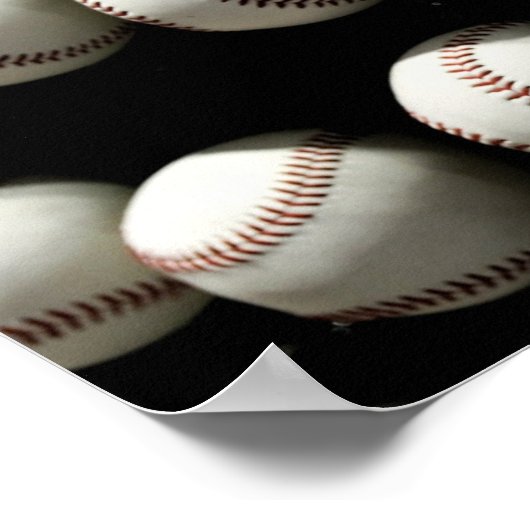 Baseballs Poster (Ecke)