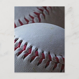 Baseballs Postkarte
