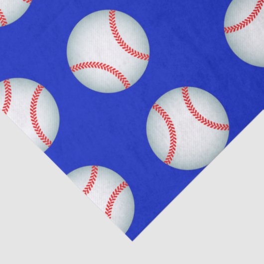 Baseballs Seidenpapier (Detail)