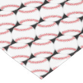Baseballs Stitching Design Tableclout Tischdecke (Schrägansicht)