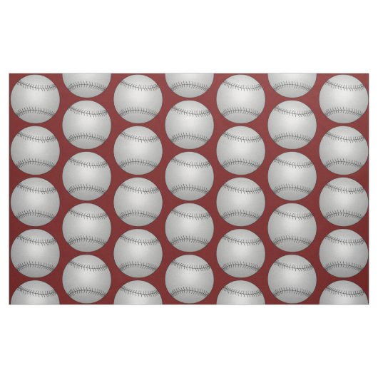 Baseballs Stoff (Fat Quarter (45,7 x 55,9 cm))