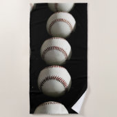 Baseballs Strandtuch (Vorderseite)