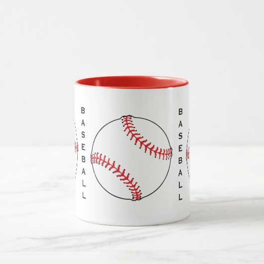 Baseballs-Tasse Tasse (Zentrum)