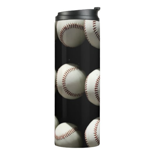 Baseballs Thermosbecher (Nach links gedreht)