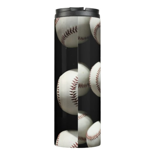 Baseballs Thermosbecher (Rückseite)