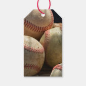 Baseballs und Handschuh Geschenkanhänger (Vorderseite)