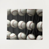 Baseballs Wandteppich (Vorderseite (Horizontal))