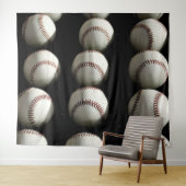 Baseballs Wandteppich (Beispiel (Horizontal))