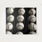 Baseballs Wandteppich (Vorderseite (Horizontal))