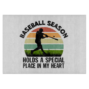 Baseballsaison hat einen besonderen Platz in meine Schneidebrett