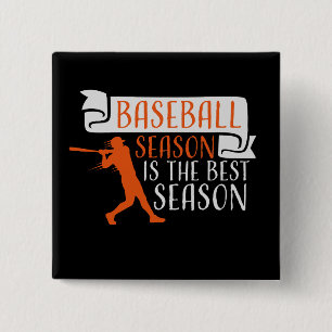 Baseballsaison ist die beste Saison Fan Sport Spie Button