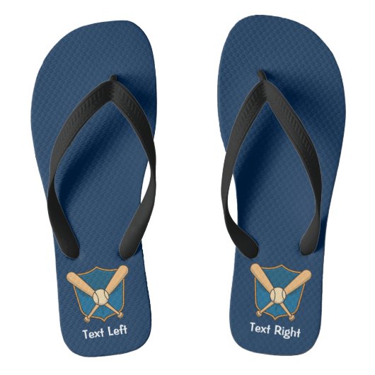 Baseballschild Badesandalen (Fußbett)