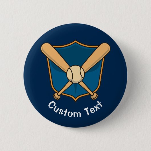 Baseballschild Button (Vorderseite)
