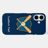 Baseballschild Case-Mate iPhone Hülle (Rückseite (Horizontal))