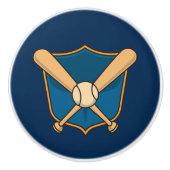 Baseballschild Keramikknauf (Vorderseite)