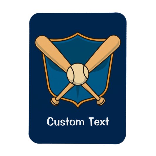 Baseballschild Magnet (Vertikal)