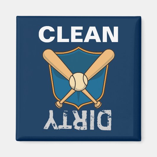 Baseballschild Magnet (Vorne)