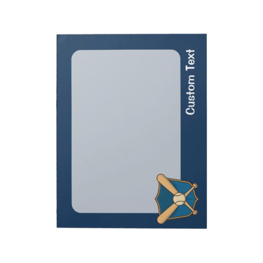 Baseballschild Notizblock (Rotiert)