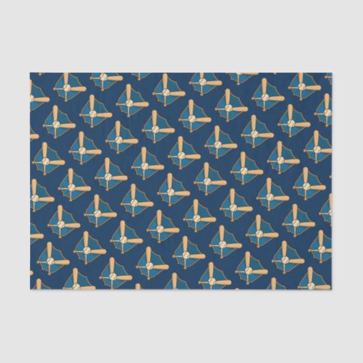 Baseballschild Seidenpapier (Vorderseite)