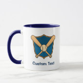 Baseballschild Tasse (Links)
