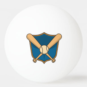 Baseballschild Tischtennisball