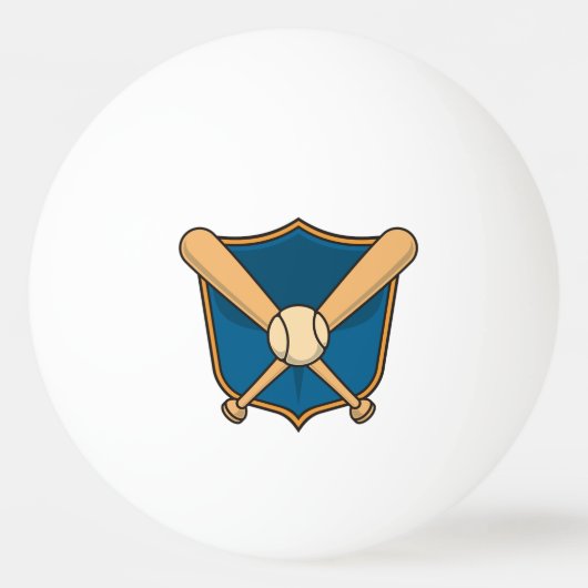 Baseballschild Tischtennisball (Vorderseite)