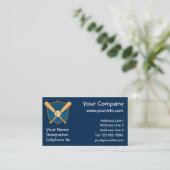 Baseballschild Visitenkarte (Stehend Vorderseite)