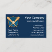 Baseballschild Visitenkarte (Vorderseite)