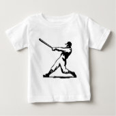 Baseballschlagen Baby T-shirt (Vorderseite)