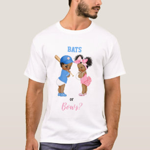 Baseballschläger Bogen Babys Junge Mädchen Geschle T-Shirt