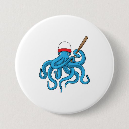 Baseballschläger Button (Vorderseite)