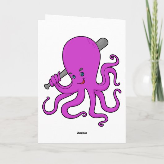 Baseballschläger Karte (Rückseite)