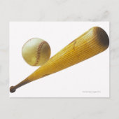 Baseballschläger Postkarte (Vorderseite)