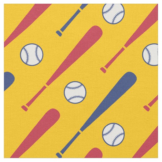 Baseballschläger rot und blau stoff (Nahaufnahme)