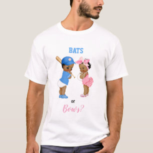 Baseballschläger Schleifen Babys Junge Mädchen Ges T-Shirt