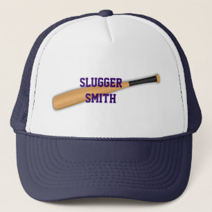 Baseballschläger. Truckerkappe