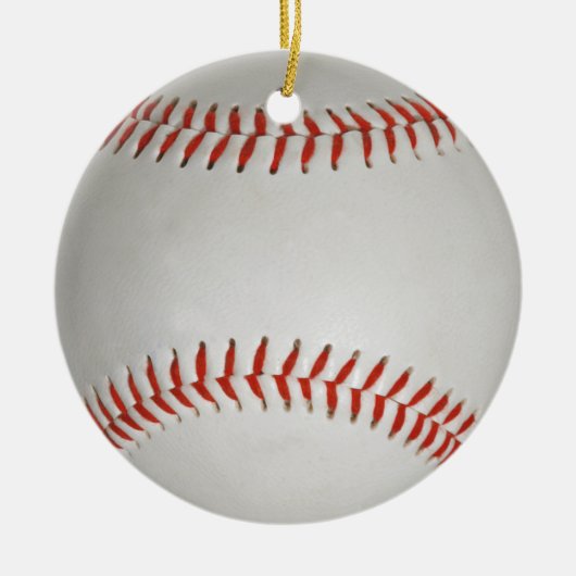 Baseballschmuck Keramikornament (Vorne)
