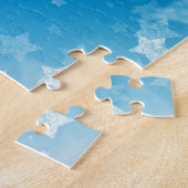 Baseballschneemann mit den üblichen Snacks Puzzle (Seite)