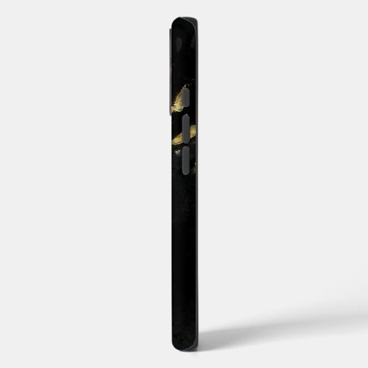 Baseballschwarz Case-Mate iPhone Hülle (Rückseite / Links)