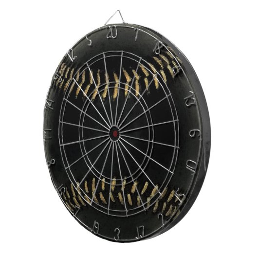 Baseballschwarz Dartscheibe (Vorderseite rechts)