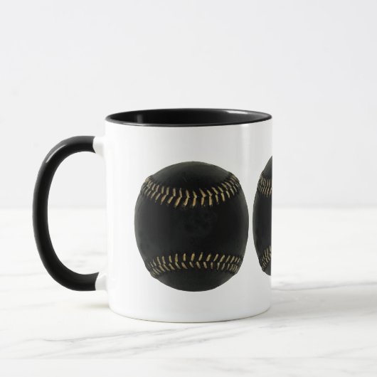 Baseballschwarz Tasse (Links)