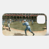 Baseballspiel der Nationalliga 1886 Case-Mate iPhone Hülle (Rückseite (Horizontal))