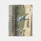 Baseballspiel der Nationalliga 1886 Fleecedecke (Vorderseite)
