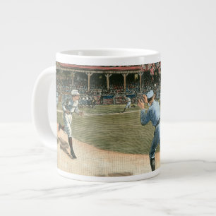 Baseballspiel der Nationalliga 1886 Jumbo-Tasse