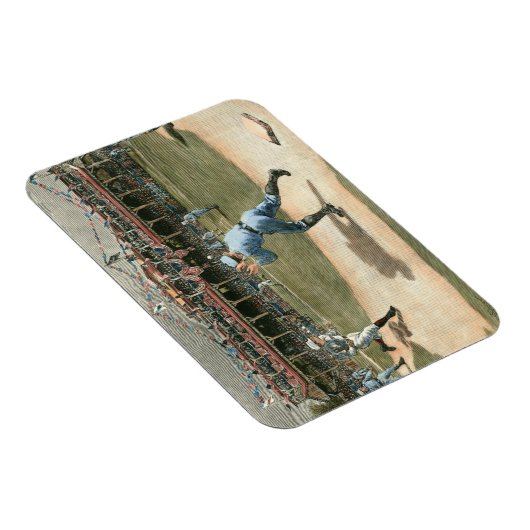 Baseballspiel der Nationalliga 1886 Magnet (Rechte Seite)