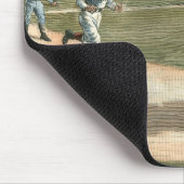 Baseballspiel der Nationalliga 1886 Mousepad (Ecke)